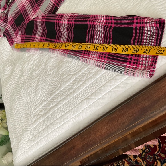 MYSTYLE, PLAID, FUCHSIA, WHITE, BLACK, SIZE XL - Picture 9 of 12